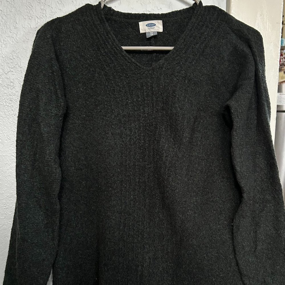 Dark Green Wool Old Navy Sweater (XS)